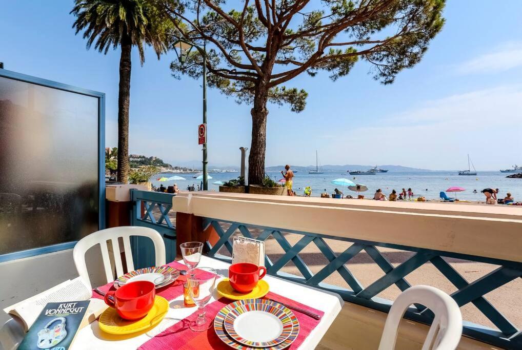French Riviera 1 Bedroom On The Beach Facing Cannes Theoule-sur-Mer Exterior photo